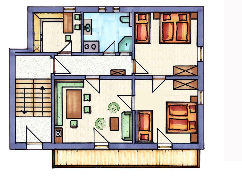 Ferienhaus Antonia 도르프가스테인 객실 사진